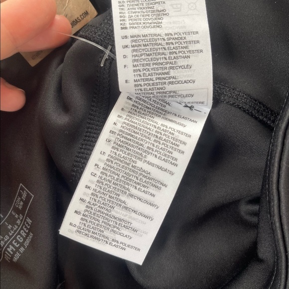 Adidas Primegreen Aeroready 7/8 Length High Rise Leggings with Side Stripe - Picture 6 of 9